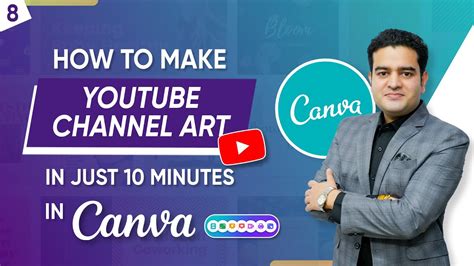 How To Make YouTube Channel Art In Canva Canva For YouTube Channel