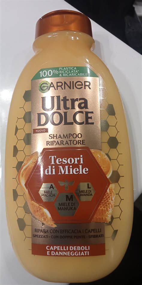 Composition Garnier Ultra Dolce Shampoo Riparatore Tesori Di Miele