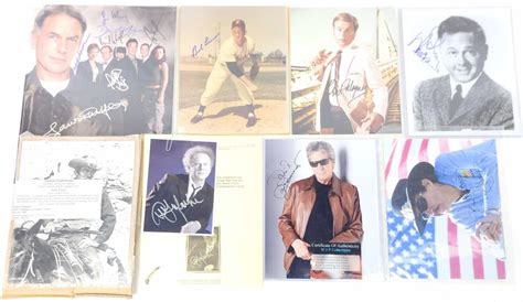 Lot - Vintage Celebrity Autographs