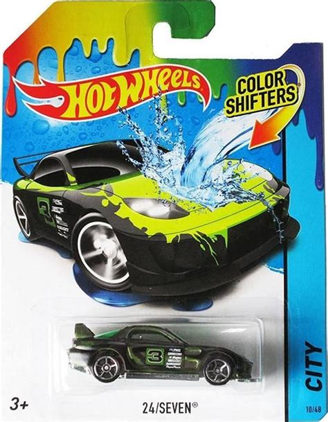 Mattel Hot Wheels 24 SEVEN ZMIENIA KOLOR Auto Autko Color Morele Net