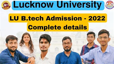 Lucknow University B Tech Campus Lucknow University B Tech Fees