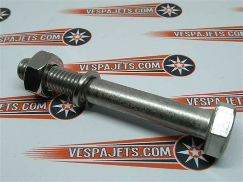 Vespa LML Rear Shock Nut Bolt M10 X 75mm Extra Long Exhaust Mount