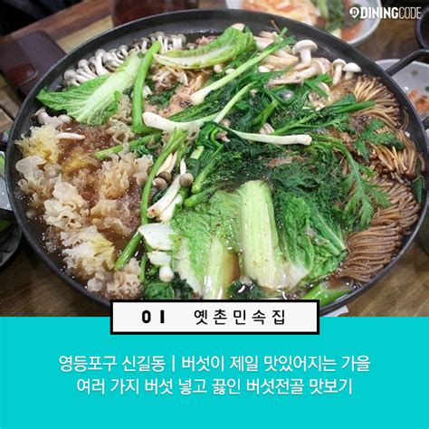 가을 바람 불면 생각나는 올 가을 꼭 가봐야 할 맛집