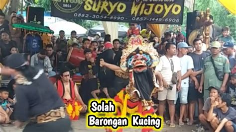 Barong Kucing New Suryo Wijoyo Live Kalijaring Tembelang Jombang YouTube