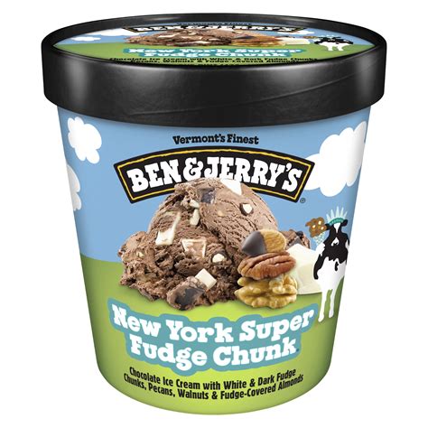 Ben Jerry S New York Super Fudge Chunk Chocolate Ice Cream Pint