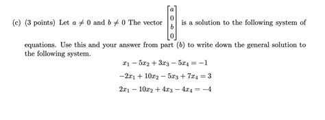 Solved 2 10 Points Consider The Following System Of