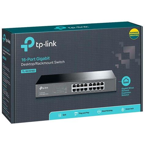 สวิตช์ฮับ Tp Link Network Tl Sg1016d Hub 16 Port Switch