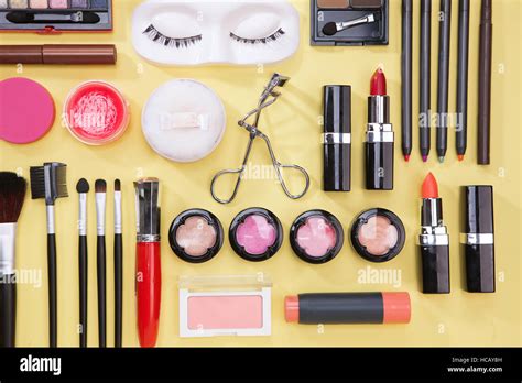 Various Beauty Supplies And Cosmetic Products Stock Photo Alamy