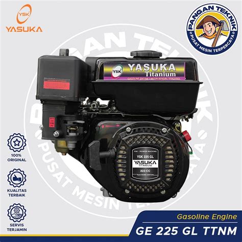 Jual Mesin Penggerak Bensin Yasuka Gx Gl Titanium Putaran