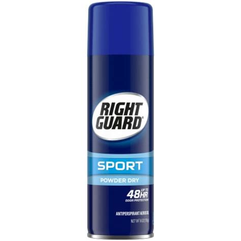 Right Guard Sport Antiperspirant Deodorant Aerosol Spray Powder Dry 6 Oz 1 Pack6 Oz King