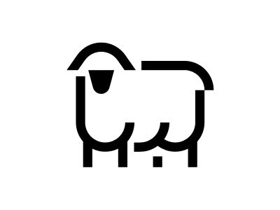 Sheep Icon Design by Sascha Elmers