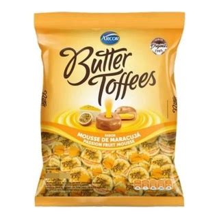 Balas De Caramelo Butter Toffees Pacote 500g Sabores Variados Arcor