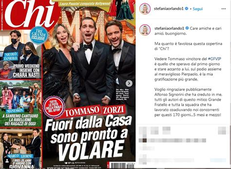 Grande Fratello Vip Stefania Orlando Torna Sui Social La Mia