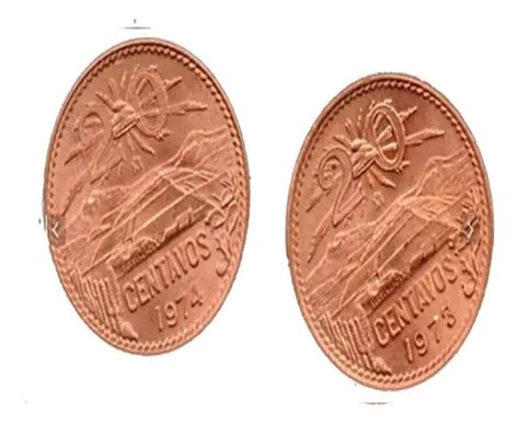 Moneda Veinte Centavos Pirámide 1973 74 Nuevo Sin Circular MercadoLibre