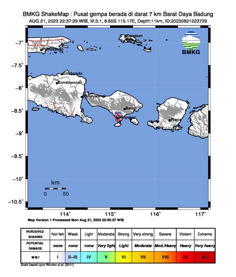 Bali Earthquake: M 3.1 - Dalung, Kerobokan, Kuta Utara, Indonesia