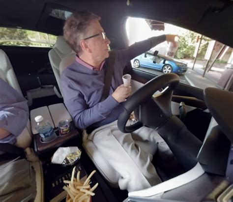 Bill Gates With A Tesla Model X!? | Celebrity Cars Blog