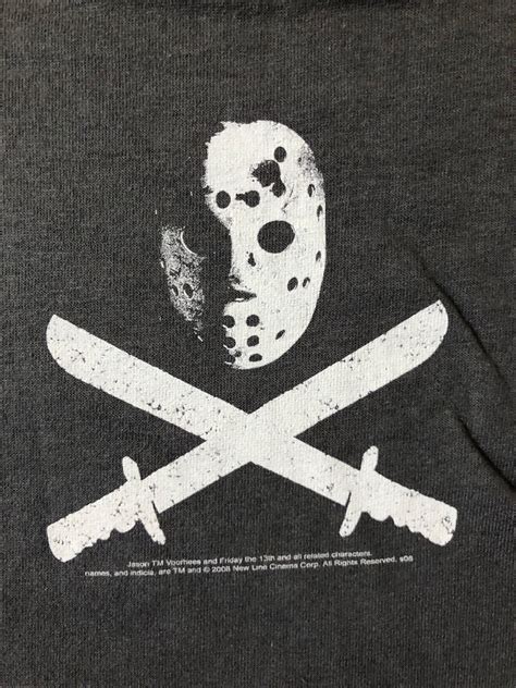 2008 Friday The 13th Jason Voorhees T Shirt New Line … Gem