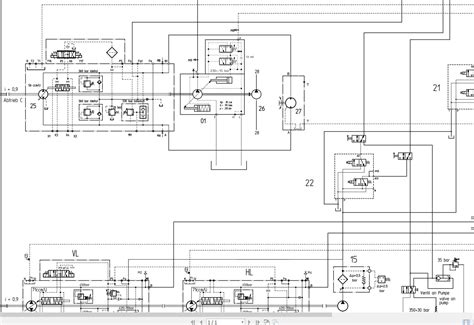 Bomag BC 573 RB 4 Drawing No A57190826 00 001 Hydraulic Schematic 2014