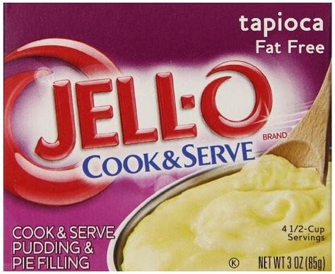 Jell O Fat Free Cook Serve Tapioca Pudding Pack Of Walmart