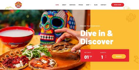 Tacosal Mexican Restaurant Wordpress Theme Nicdark Themes