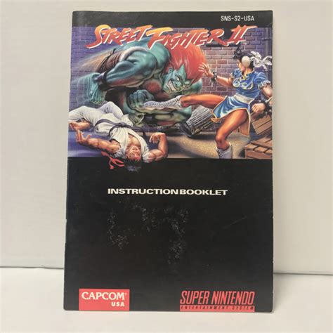 Street Fighter Ii Manual Pnp Games Online Store