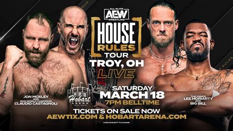 Aew Confirma El Primer Combate De Su Evento House Rules Tour De Este