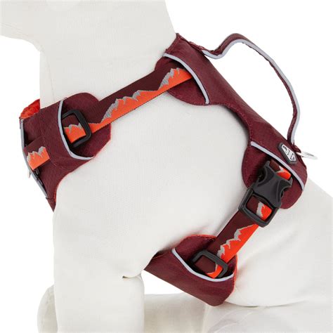 Arcadia Trail Lightweight Harness Burgandy Only Natural Pet