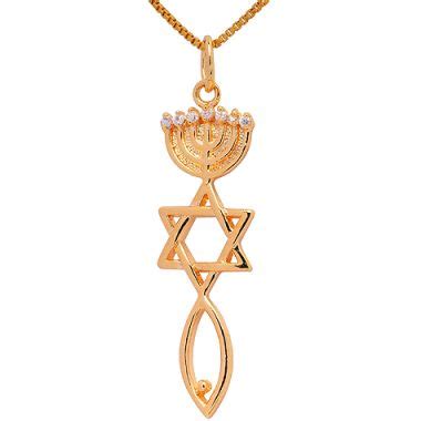 Shop Karat Gold Grafted In Messianic Seal Of The Jerusalem Church