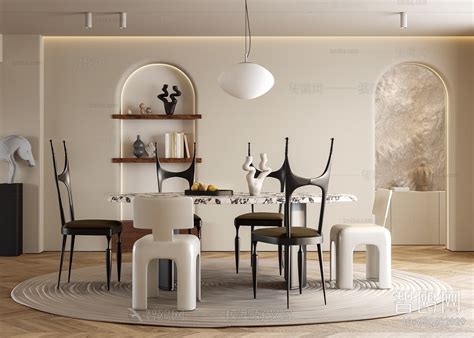 Modern Wabisabi Style The Restaurant sketchup Model Download - Model ID ...