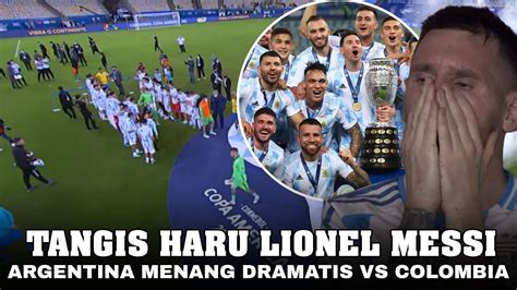 CONGRATULATIONS Argentina Juara Copa America 2024 Tangis Haru Messi