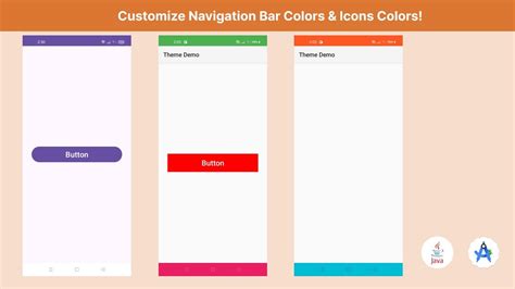 How To Change Navigation Bar Color And Navigation Bar Icons Colors In