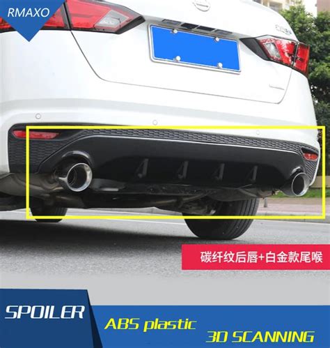 For Nissan Altima Body Kit Spoiler For Altima Bc Abs Rear Lip