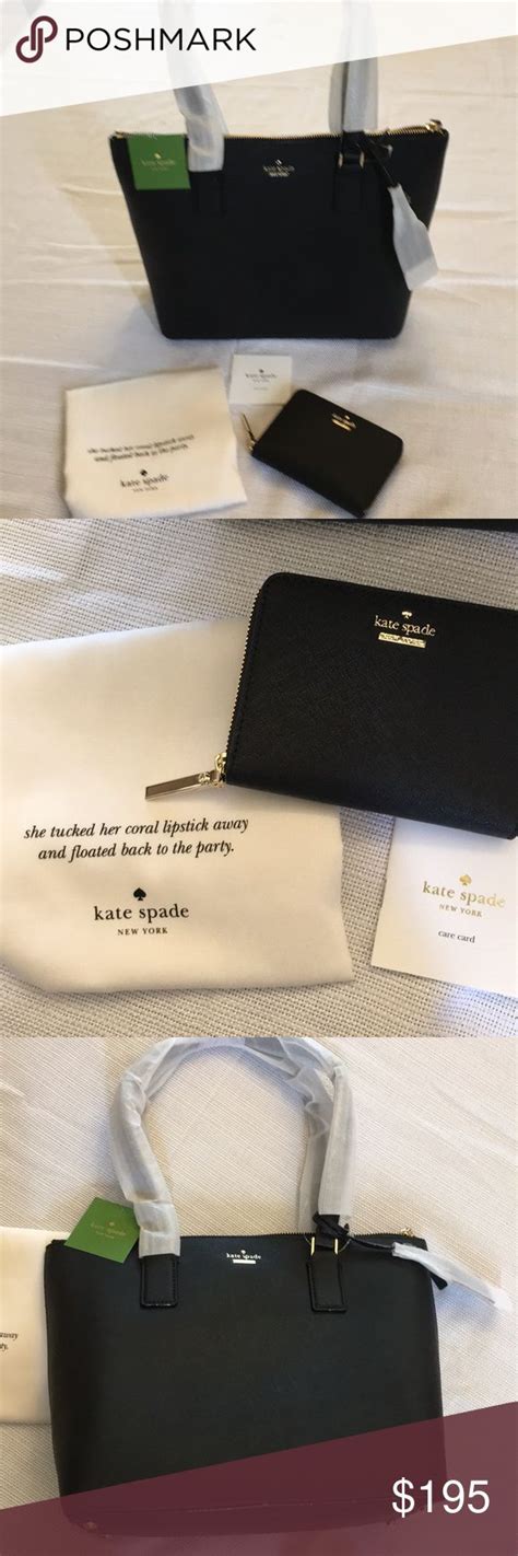 Authentic Set Kate Spade ♠️ Tote And Wallet Nwt Kate Spade Kate Spade Totes Kate Spade