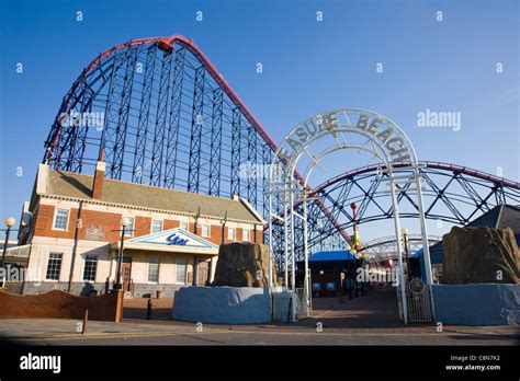 The Big One roller coaster in Blackpool's Pleasure Beach, Blackpool, UK Stock Photo - Alamy