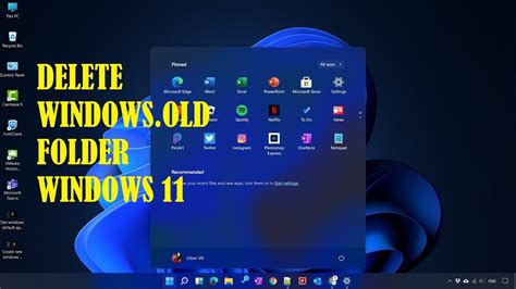 Windows How To Delete Windows Old Folder Youtube