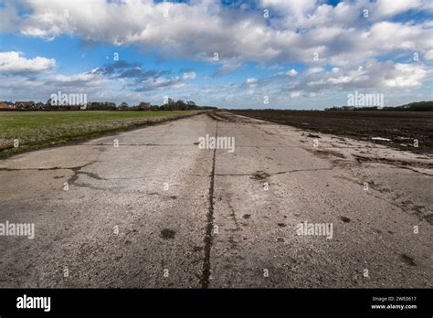 RAF Thorpe Abbotts, USAAF139 also known as 100th Bomber Group. Runway / taxiway of The "Bloody ...