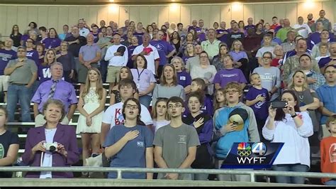 Walhalla high school choral director honored at homecoming game