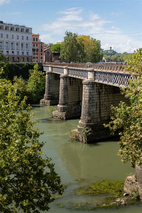 Ponte Bridge Palatino Also Known As English Bridge That Connects The