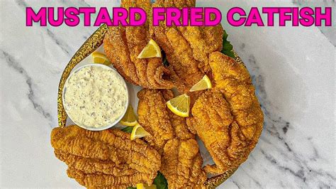 Southern Mustard Fried Catfish Easy Crispy Golden Fried Fish Recipe