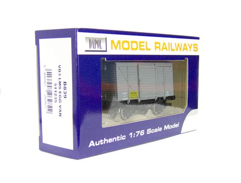 Dapol B839 Lms Vb3 Egg Van 511235 In Lms Grey