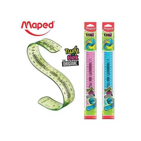 Jual MAPED DRAFTING TWISTN FLEX RULER 30CM THE ORIGINAL PENGGARIS