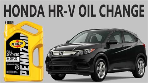 Honda Hrv Oil Change Youtube