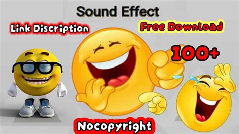 100 Funny Sound Effects Pack 2023 Nocopyright 👍😊 Free Download Link