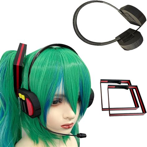 Jcvcx Hatsune Miku Cosplay Headwear Miku Cosplay Headphon