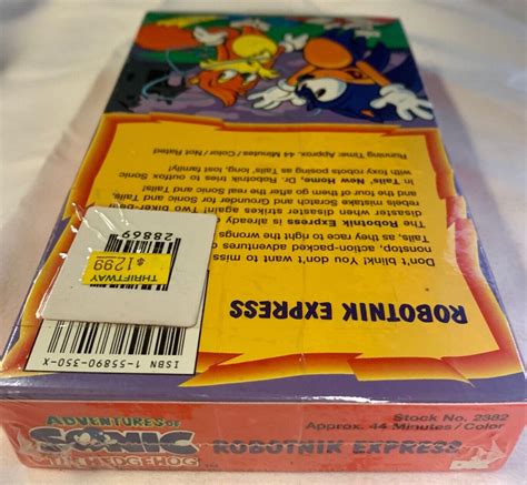 Adventures Of Sonic The Hedgehog Robotnik Express VHS NEW SEALED