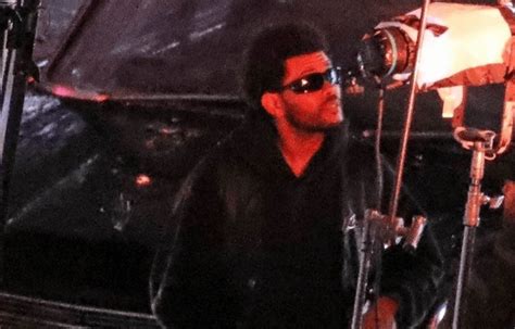 The Weeknd Spotted in Los Angeles Shooting Creepin’ Music Video – aGOODoutfit