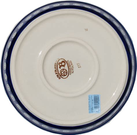 Polish Pottery Pie Plate Measuring 10 By 1 8