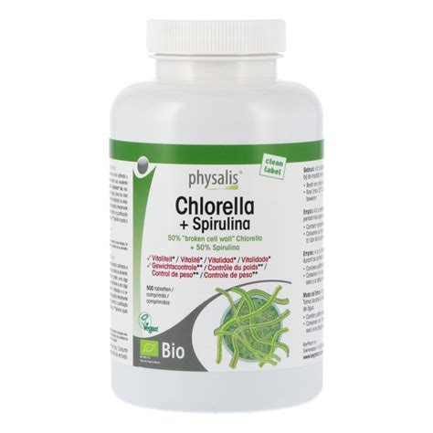 Physalis Chlorella Spirulina 500 Tabletten