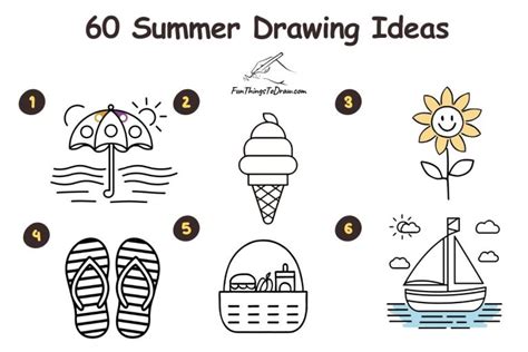 Easy Cute Summer Drawings Ideas Fun Things To Draw