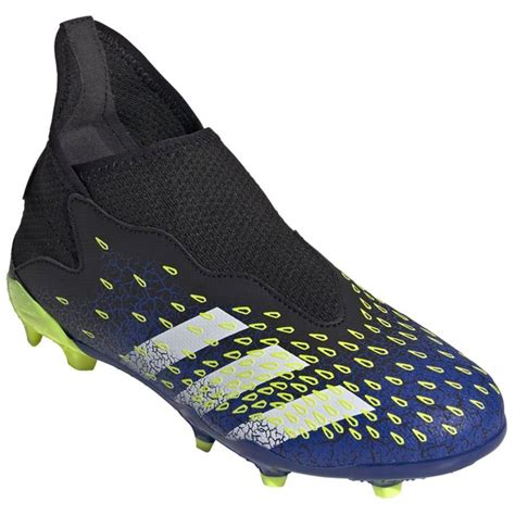 Czarno seledynowe buty piłkarskie korki Adidas Predator Freak 3 LL FG